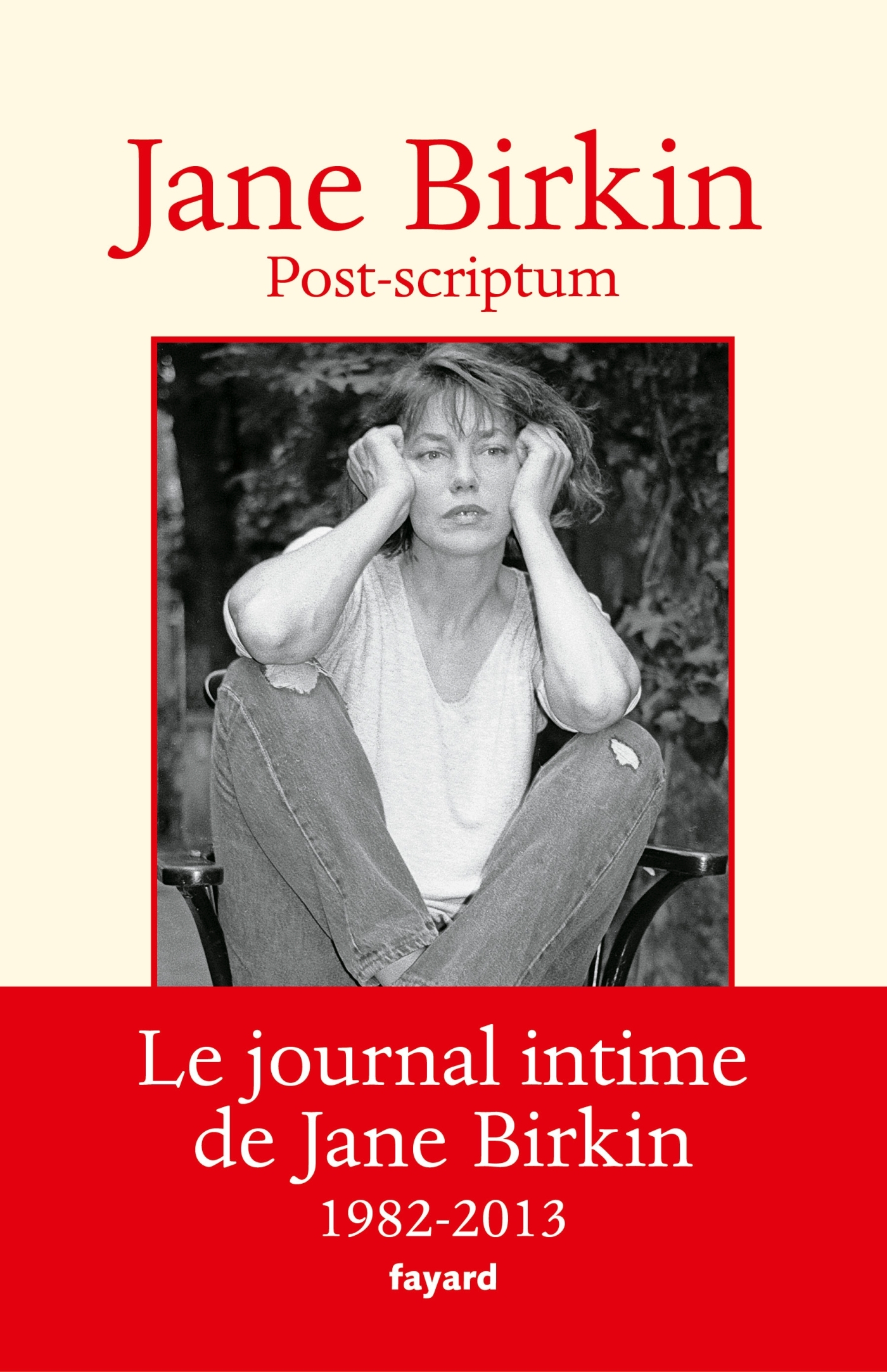 Post-scriptum, Le journal intime de Jane Birkin 1982-2013 (9782213711997-front-cover)