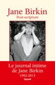 Post-scriptum, Le journal intime de Jane Birkin 1982-2013 (9782213711997-front-cover)