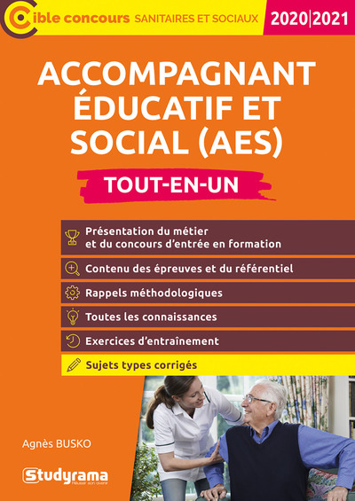 Accompagnant éducatif et social(AES)-2020/2021, Tout-en_un (9782759044306-front-cover)