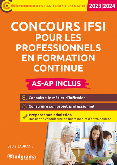Concours IFSI pour les professionnels en formation continue – Tout-en-un (Concours 2022-2023) (9782759049349-front-cover)