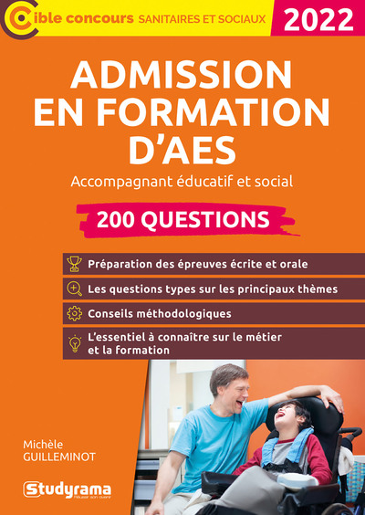 Admission en formation d'AES - 200 questions, Accompagnement éducatif et social (9782759048359-front-cover)