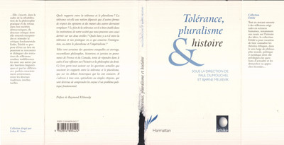 Tolérance, Pluralisme et Histoire (9782894890424-front-cover)