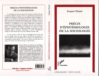 Précis d'épistémologie de la Sociologie (9782894890332-front-cover)