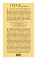 Frege, Logique et philosophie (9782894890417-back-cover)