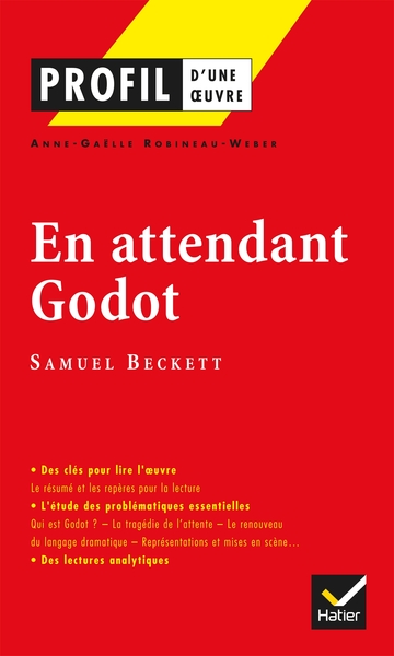 Profil - Beckett (Samuel) : En attendant Godot, analyse littéraire de l'oeuvre (9782218739477-front-cover)