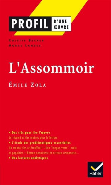 Profil - Zola (Emile) : L'Assommoir, analyse littéraire de l'oeuvre (9782218740824-front-cover)