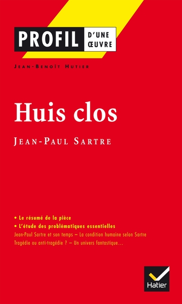 Profil - Sartre (Jean-Paul) : Huis clos, analyse littéraire de l'oeuvre (9782218737589-front-cover)