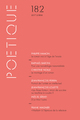 Poétique, n° 182 (9782021340631-front-cover)