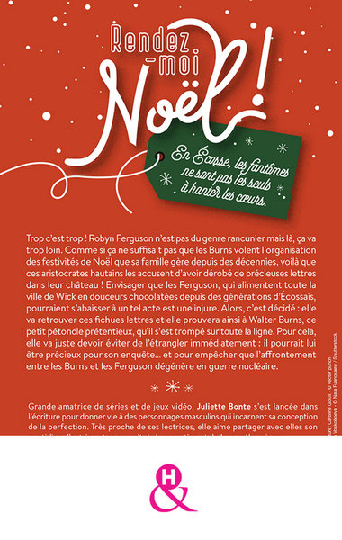 Rendez-moi Noël !, La nouvelle comédie romantique de Noël de Juliette Bonte (9782280465281-back-cover)