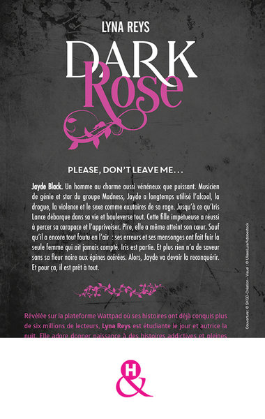 Dark Rose, Par l'autrice de "Loving Madness", 6 millions de lectrices sur Wattpad ! (9782280475648-back-cover)