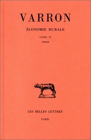 Économie rurale. Tome III : Livre III - Index (9782251014005-front-cover)