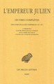 Œuvres complètes. Tome II, 1re partie : Discours de Julien Empereur (VI-IX). A Thémistius - Contre Héracleios le cynique - Sur l (9782251001852-front-cover)