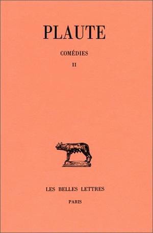 Comédies. Tome II : Bacchides - Captivi - Casina (9782251011424-front-cover)