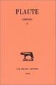 Comédies. Tome II : Bacchides - Captivi - Casina (9782251011424-front-cover)