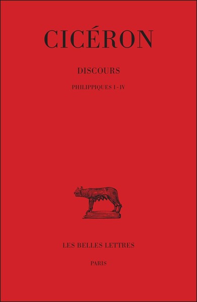 Discours. Tome XIX : Philippiques I-IV (9782251010724-front-cover)