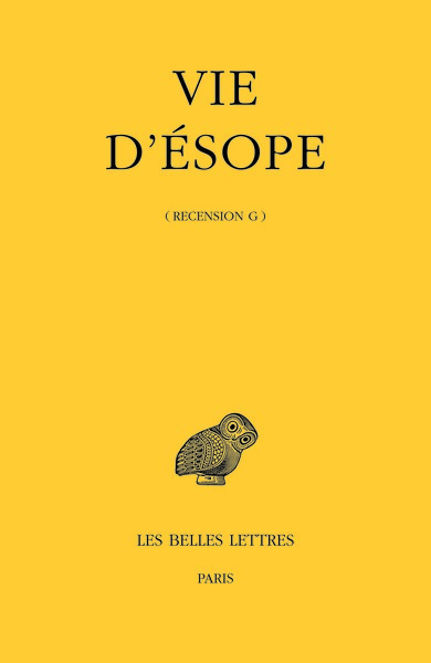 Vie d'Ésope, (Recension G) (9782251006697-front-cover)