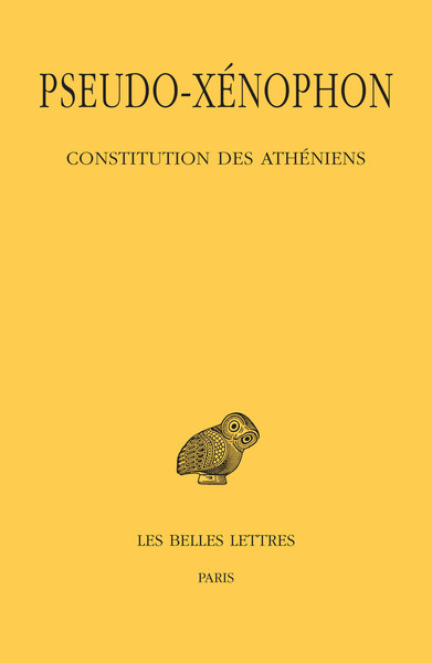 Constitution des Athéniens (9782251006185-front-cover)