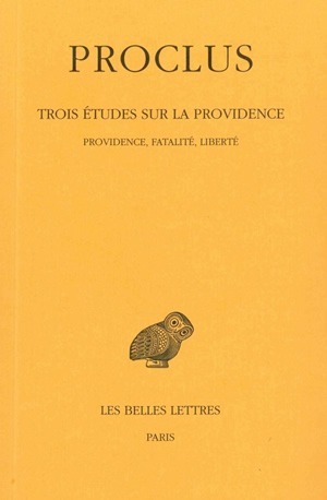 Trois études sur la providence. Tome II : Providence, fatalité, liberté (9782251002903-front-cover)