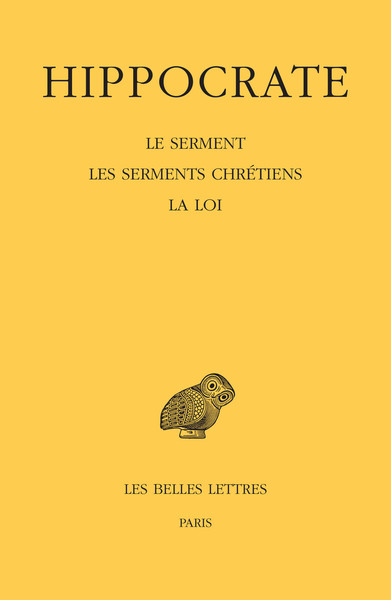 Tome I, 2e partie : Le Serment. Les Serments chrétiens. La Loi (9782251006277-front-cover)