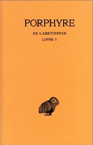 De l'Abstinence. Tome I : Introduction. Livre I (9782251002811-front-cover)