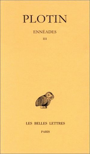 Ennéades. Tome III (9782251002439-front-cover)