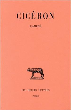Lélius. De l'Amitié (9782251010335-front-cover)