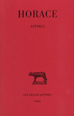 Épîtres, Suivi de l'Art poétique (9782251010984-front-cover)
