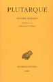 Œuvres morales. Tome I, 1re partie : Introduction générale. Traités 1-2, De l'éducation des enfants - Comment lire les poètes (9782251003689-front-cover)