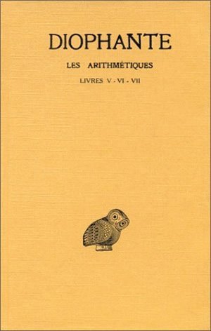 Les Arithmétiques. Tome IV : Livres V-VII (9782251003764-front-cover)