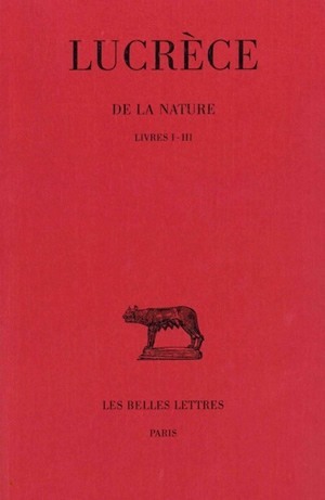 De la Nature. Tome I: Livres I-III (9782251011103-front-cover)