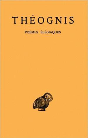 Poèmes élégiaques (9782251003221-front-cover)