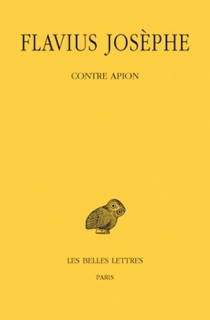 Contre Apion (9782251001784-front-cover)