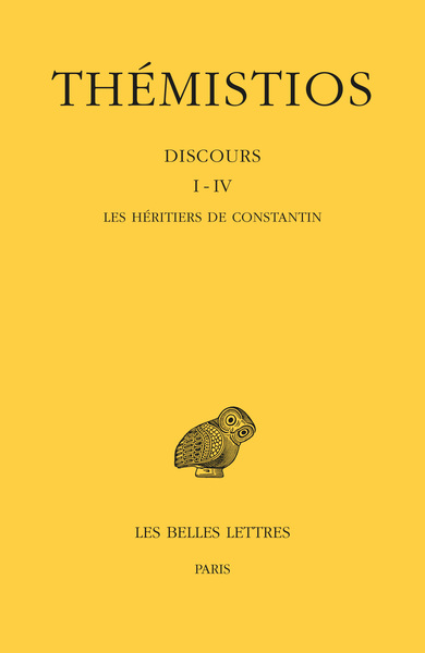Discours I-IV. Tome I : Les héritiers de Constantin (9782251006512-front-cover)