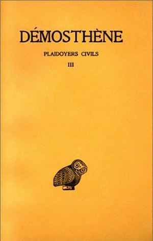 Plaidoyers civils. Tome III : Discours XLIX-LVI (9782251000886-front-cover)