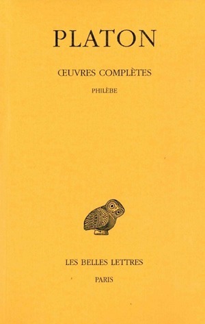 Œuvres complètes. Tome IX, 2e partie: Philèbe (9782251002279-front-cover)