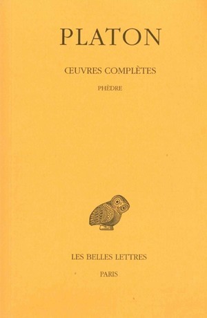 Œuvres complètes. Tome IV, 3e partie: Phèdre (9782251003795-front-cover)