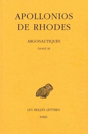 Argonautiques. Tome II: Chant III (9782251003528-front-cover)
