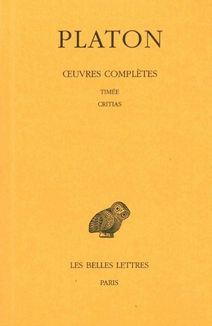 Œuvres complètes. Tome X: Timée - Critias (9782251002286-front-cover)