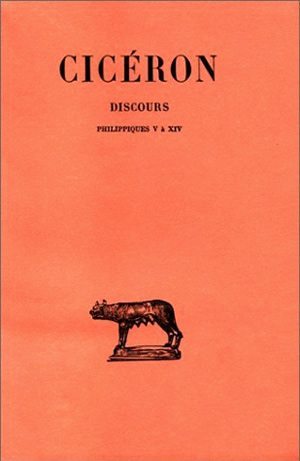 Discours. Tome XX : Philippiques V-XIV (9782251010731-front-cover)
