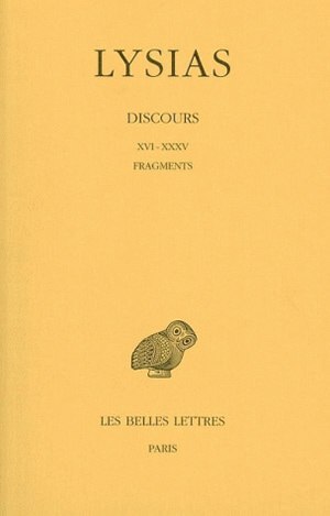 Discours. Tome II :  XVI-XXXV - Fragments (9782251001937-front-cover)