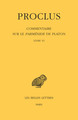 Commentaire sur le Parménide de Platon. Tome VI : Livre VI (9782251006130-front-cover)