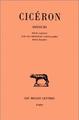 Discours. Tome XV : Pour Caelius - Sur les provinces consulaires - Pour Balbus (9782251010670-front-cover)