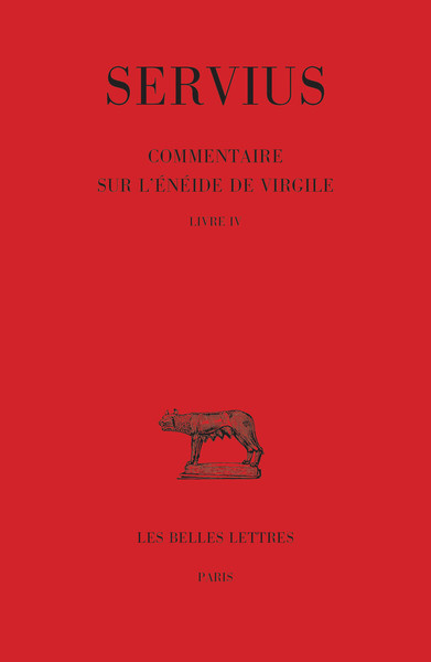 Commentaire sur l'Énéide de Virgile. Livre IV (9782251014821-front-cover)