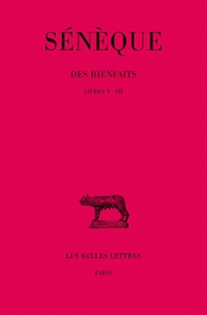 Des Bienfaits. Tome II : Livres V-VII (9782251012292-front-cover)