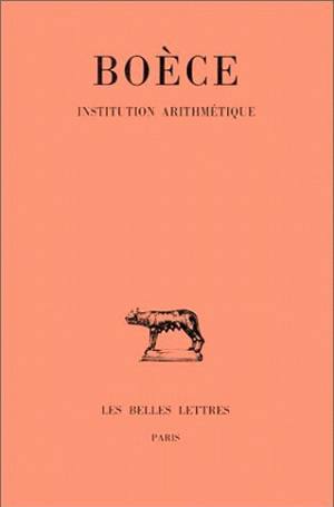 Institution arithmétique (9782251013909-front-cover)