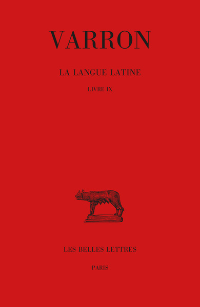 La Langue latine. Tome V : Livre IX (9782251014975-front-cover)