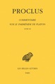 Commentaire sur le Parménide de Platon. Tome III, 1ere partie : Introduction. 2e partie : Livre III (9782251005638-front-cover)