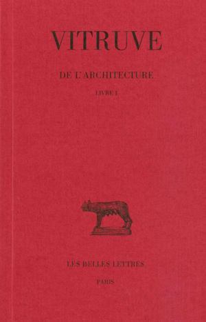 De l'Architecture. Livre I (9782251013497-front-cover)