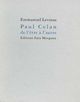 Paul Celan, de l’être à l’autre (9782377920082-front-cover)