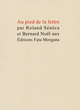 Au pied de la lettre (9782377921010-front-cover)